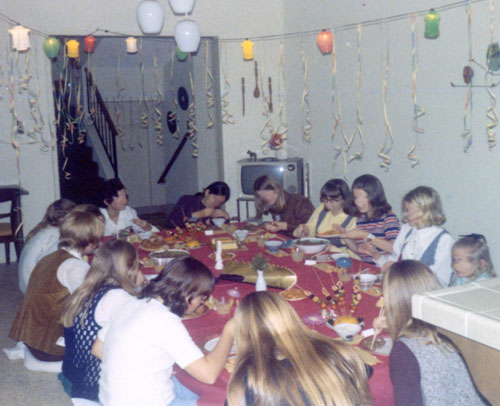 kids at birthday party